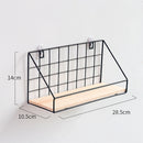 Nordic Wooden Wall Hanging Shelves Set