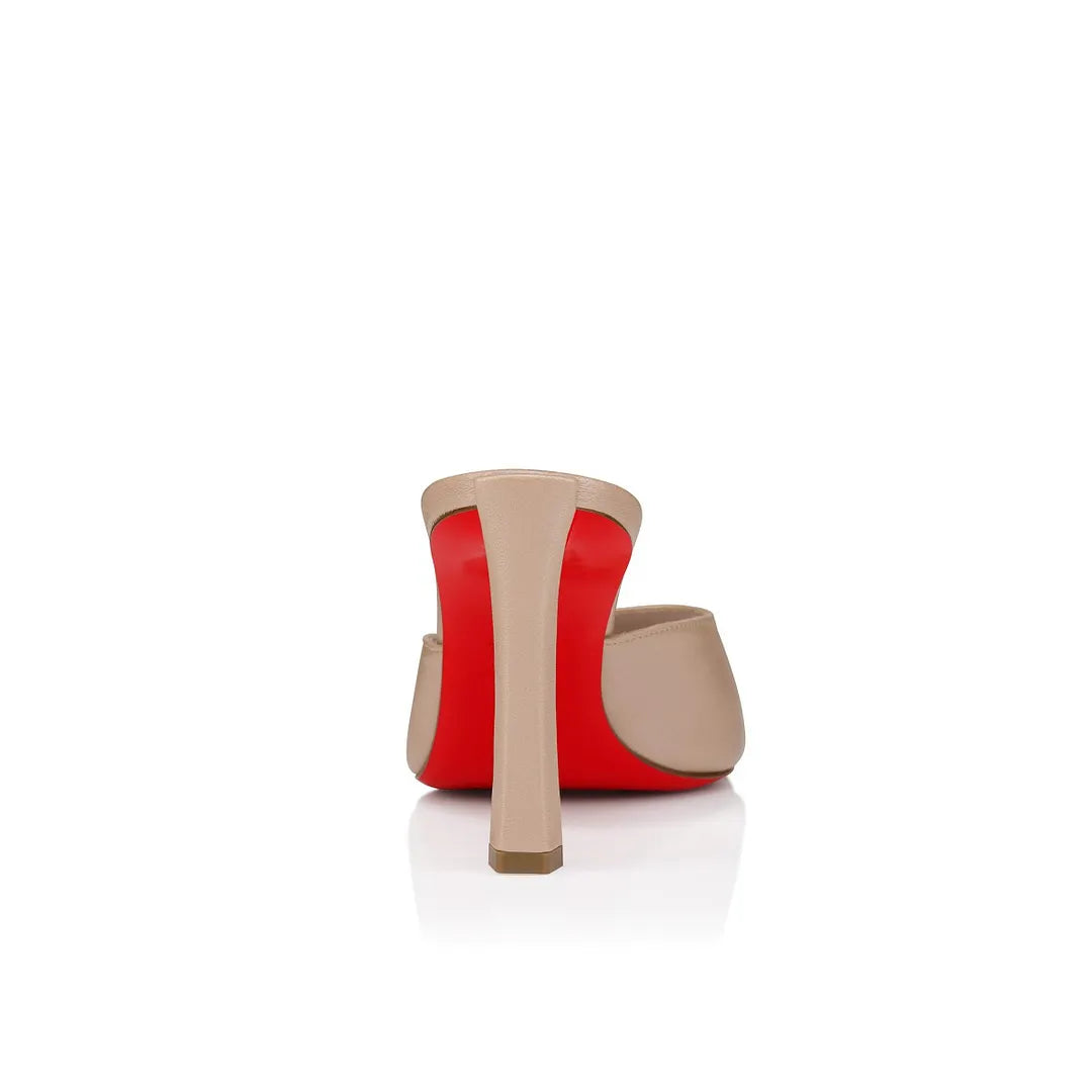 CL 26ss Square Toe Heels Sandals 85 Leather