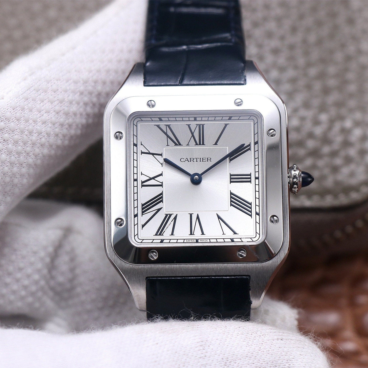 SANTOS-DUMONT XL 46 WHITE DIAL