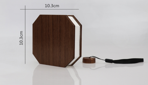 Wooden reading lamp size 