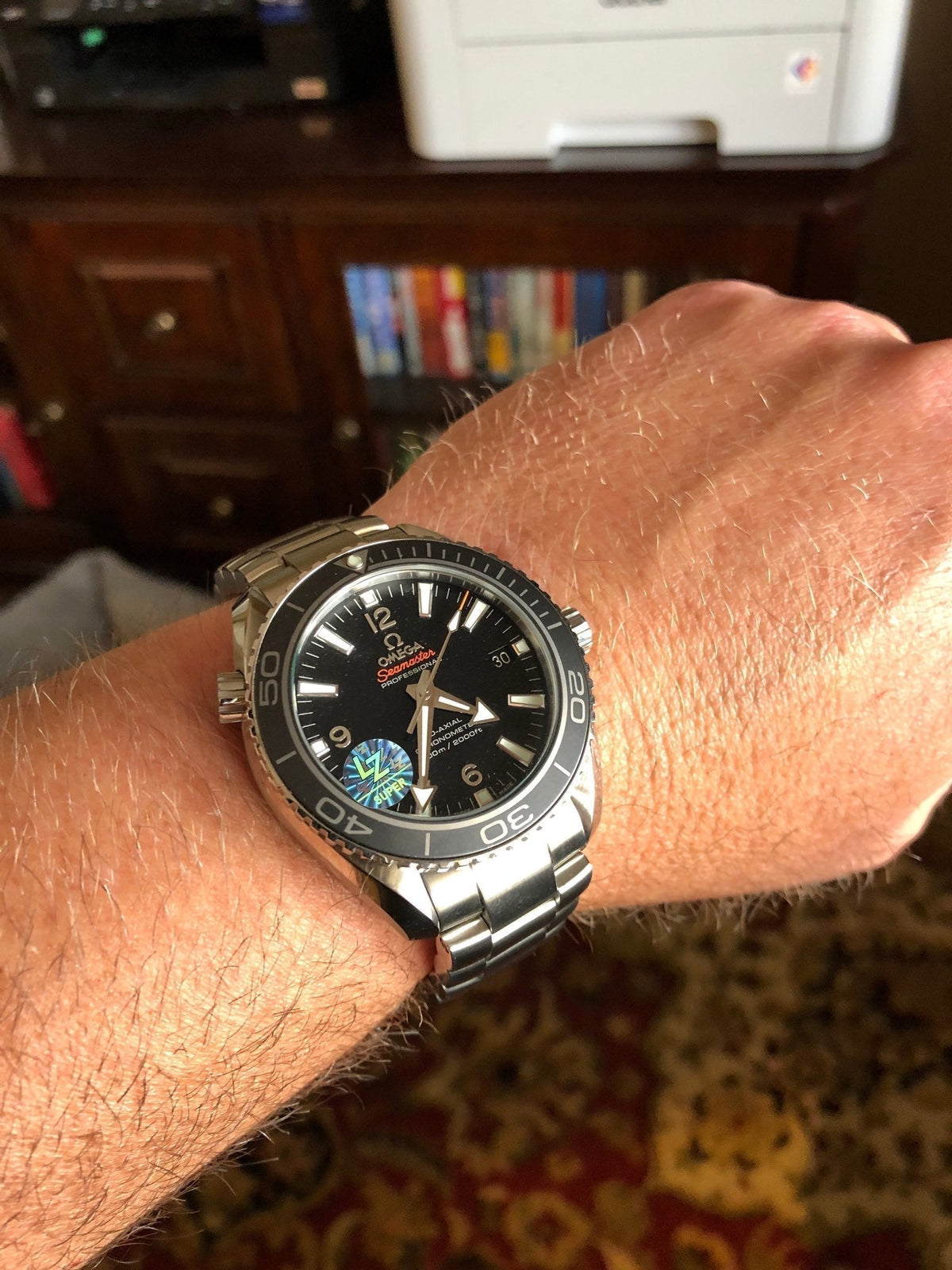 SEAMASTER PROFESSIONAL PLANET OCEAN 600M BLACK DIAL