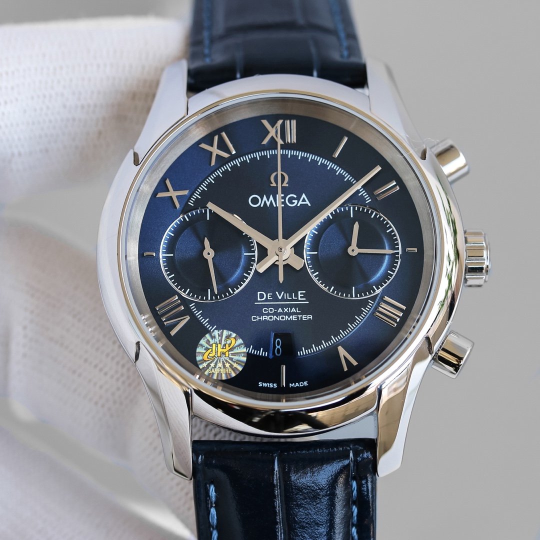 DE VILLE CO-AXIAL 42MM CHRONOGRAPH STEEL CASE