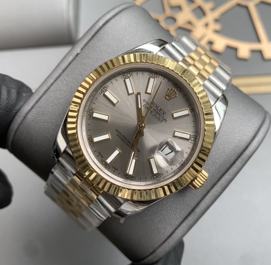 DATEJUST II 41 TWO-TONE GREY DIAL