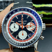 NAVITIMER B01 STEEL CASE BLACK DIAL