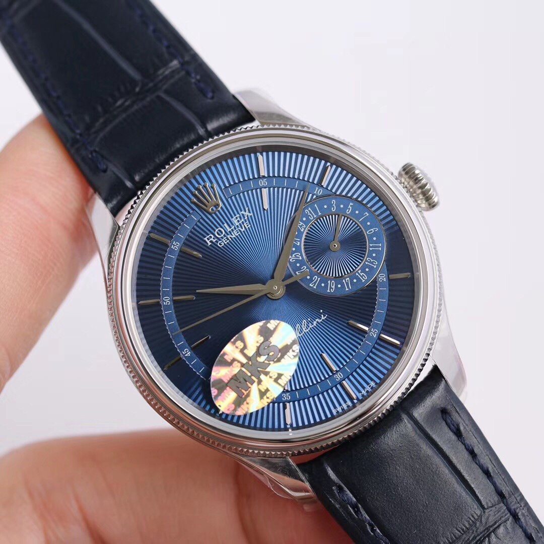 CELLINI DATE WHITE GOLD BLUE DIAL