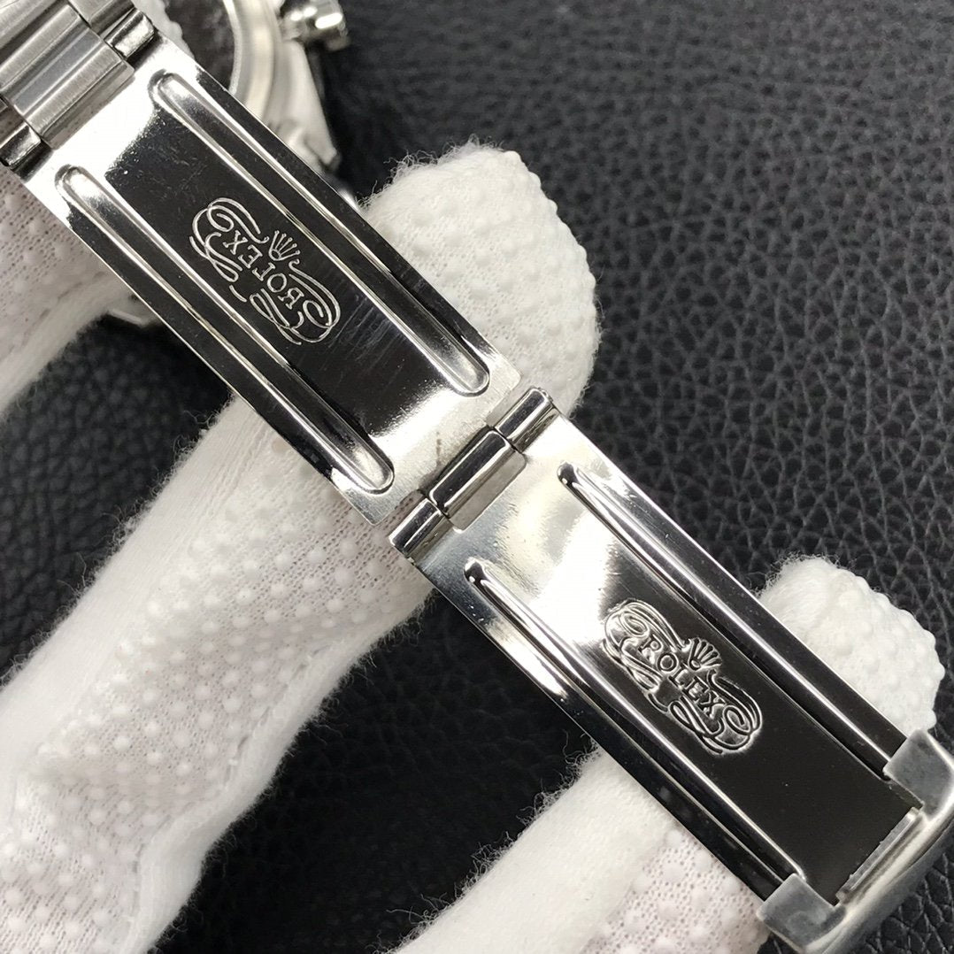 DAYTONA 38MM VINTAGE BLACK BEZEL SILVER DIAL