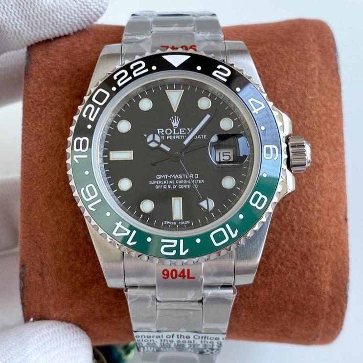 GMT-MASTER II CUSTOM GREEN BLACK BEZEL LIMITED EDITION