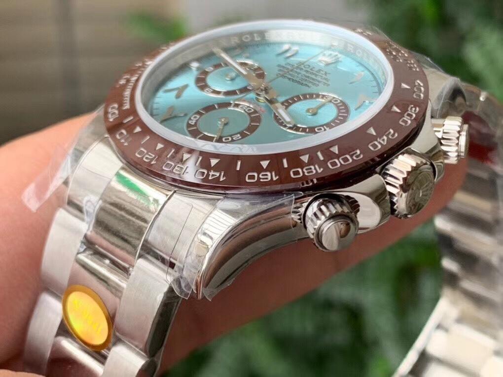 DAYTONA 116520 CUSTOM ICE BLUE CERAMIC ARABIC