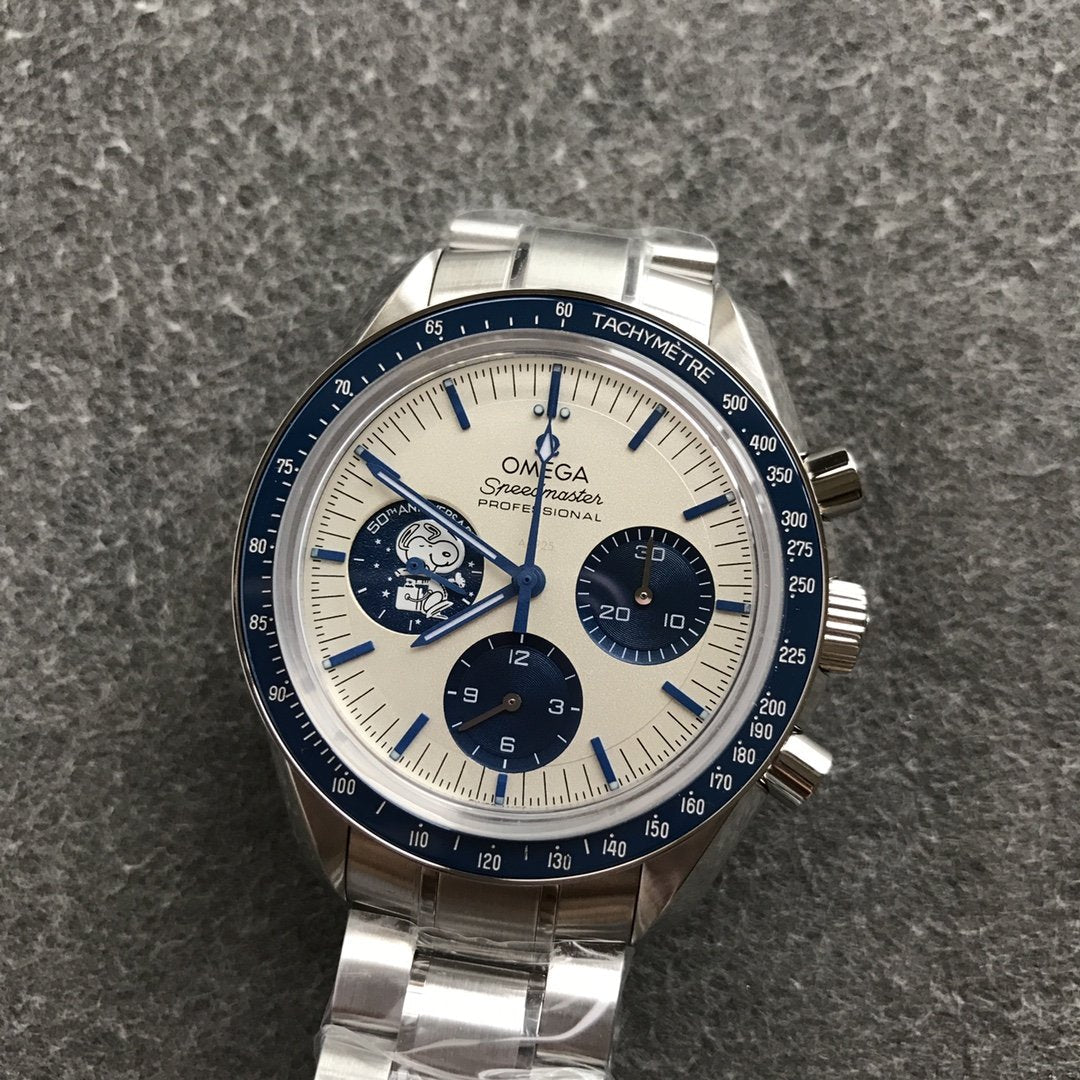 SPEEDMASTER SILVER SNOOPY STAINLESS STEEL