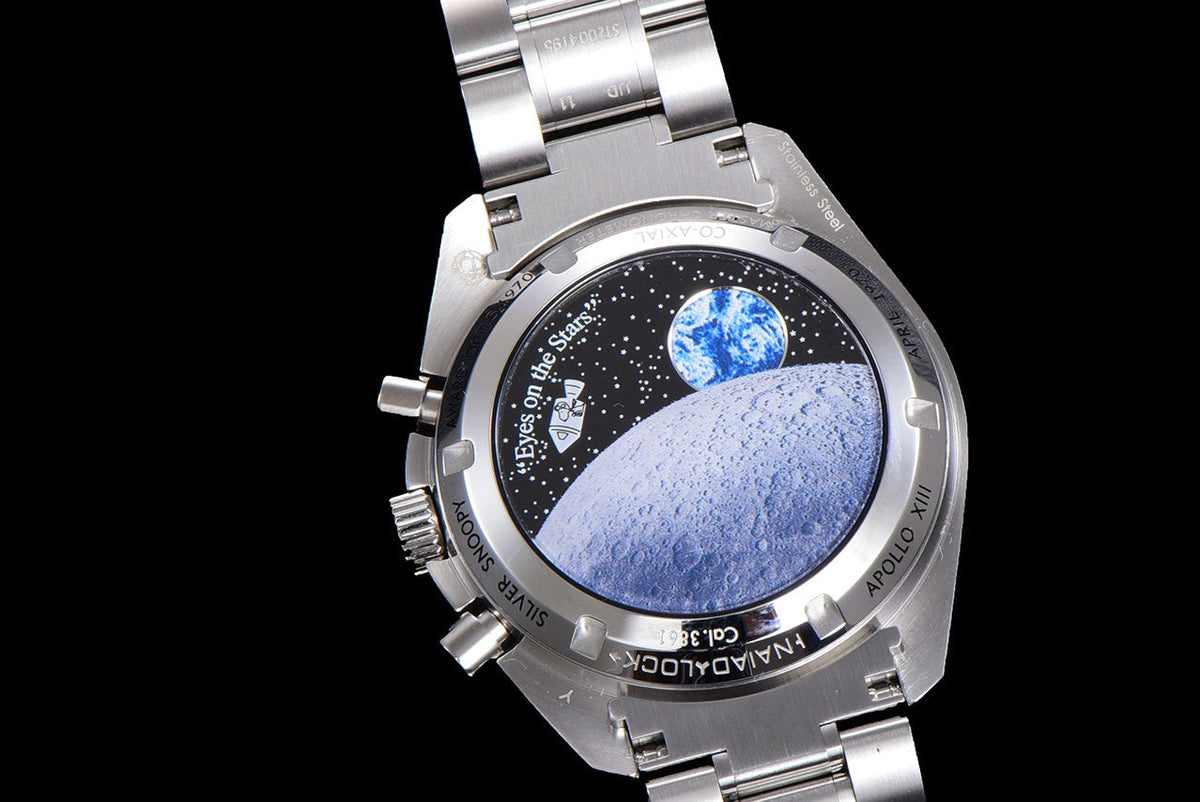 SPEEDMASTER MOONWATCH SNOOPY BLACK BEZEL
