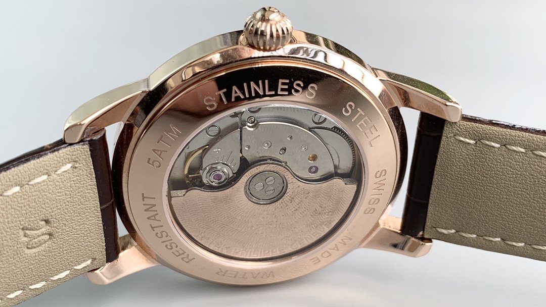 PATEK CALATRAVA 40 ROSE GOLD CASE BLACK DIAL