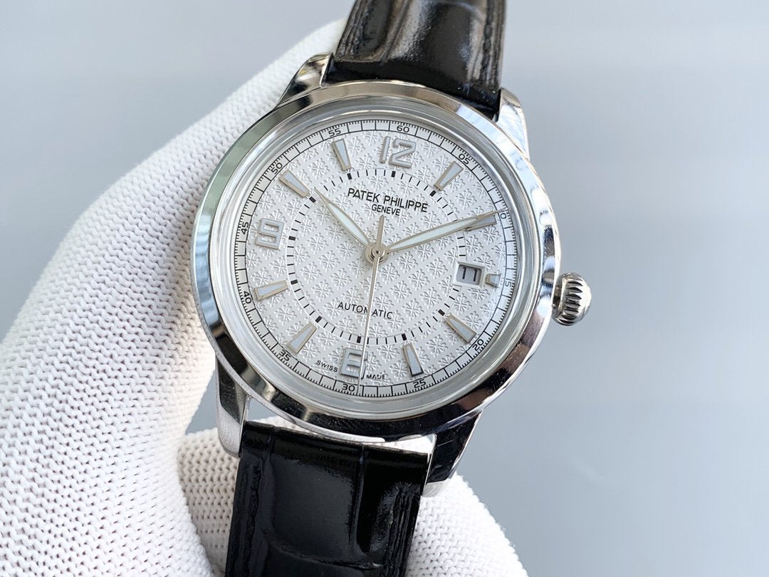 PATEK CALATRAVA 40 STEEL CASE WHITE DIAL