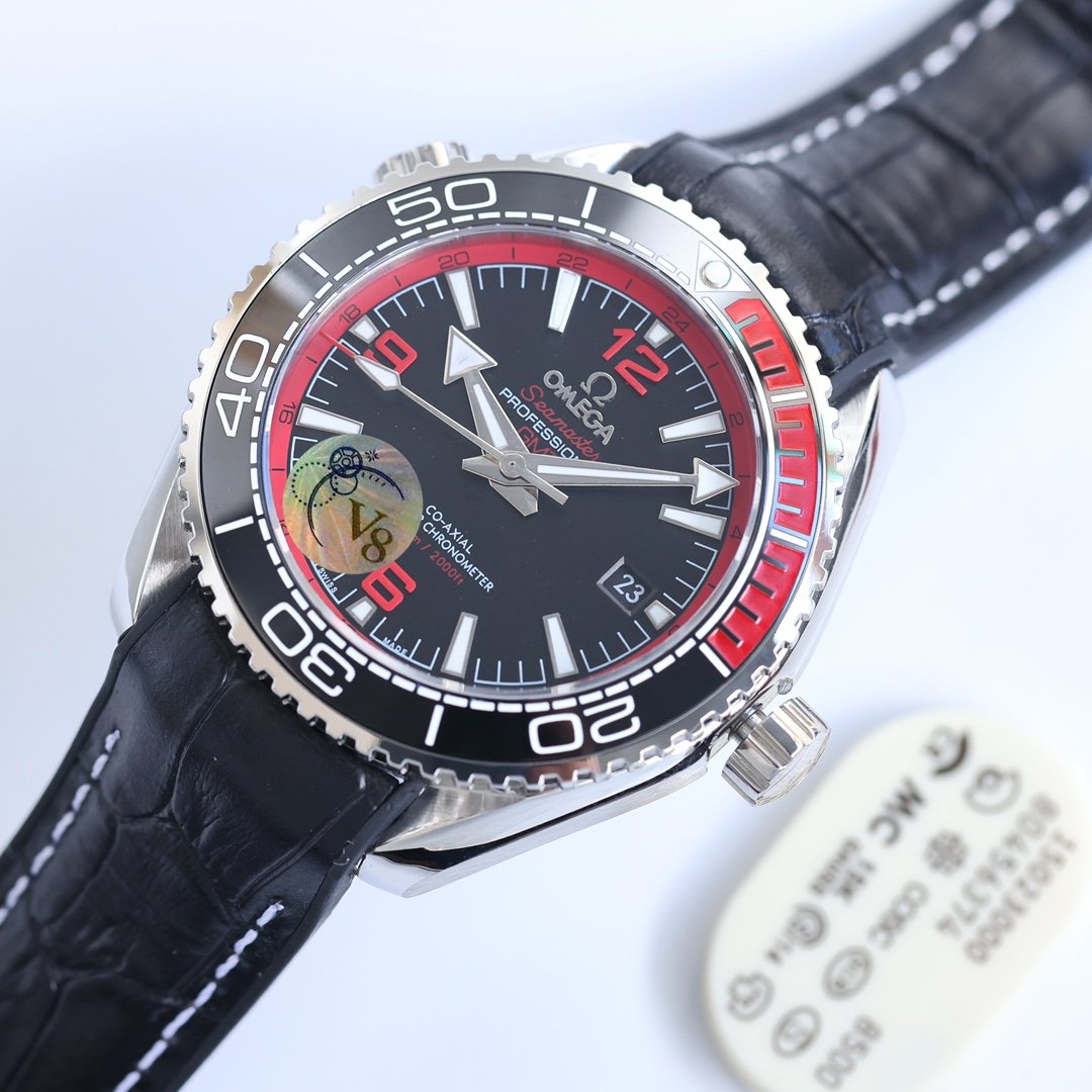 SEAMASTER PLANET OCEAN 600 STEEL CASE BLACK RED BEZEL