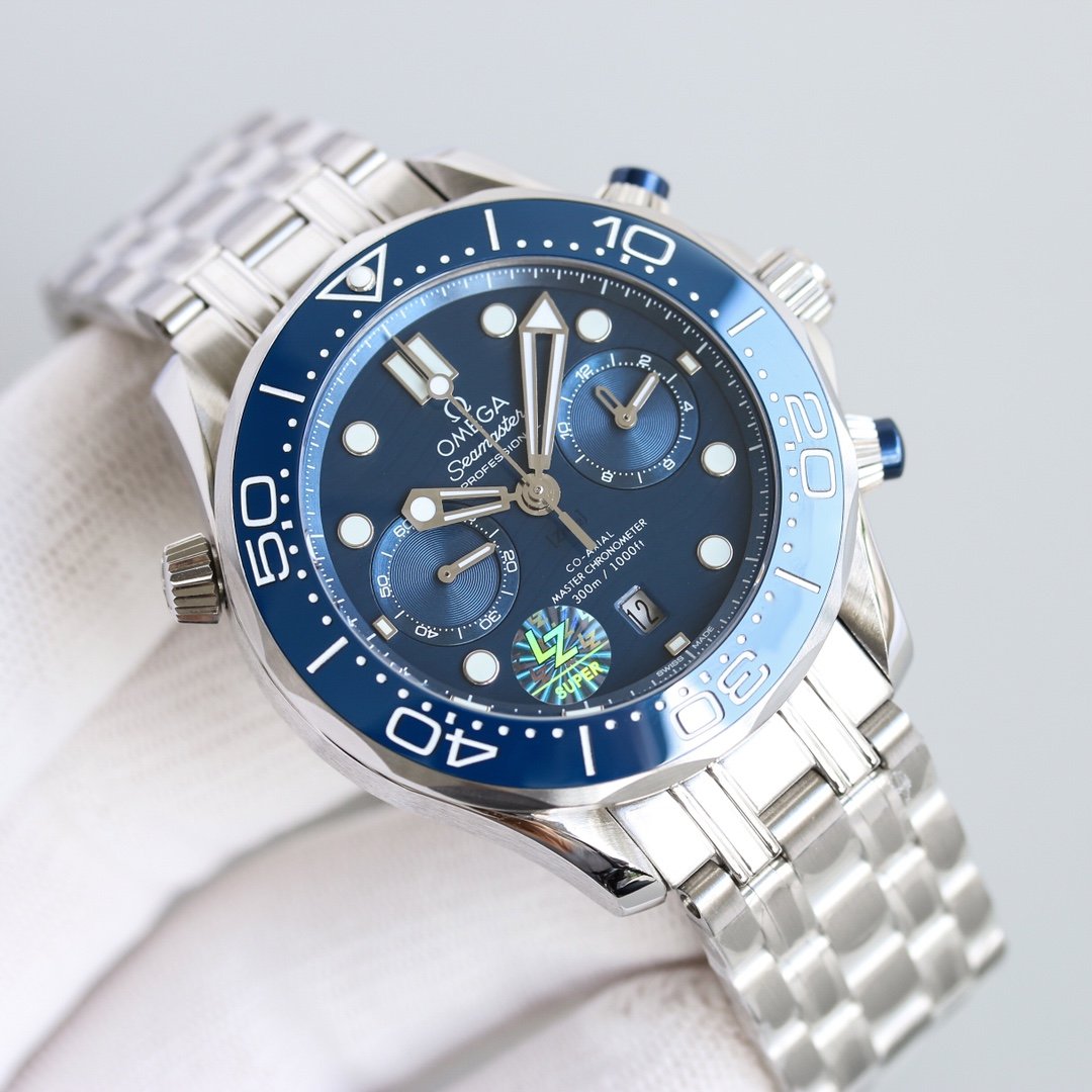 SEAMASTER DIVER 300M CHRONOGRAPH BLUE CERAMIC
