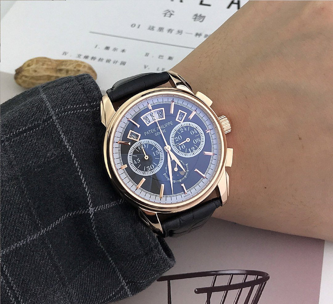 PATEK COMPLICATIONS QUARTZ 43MMANNUAL CALENDAR ROSE GOLD