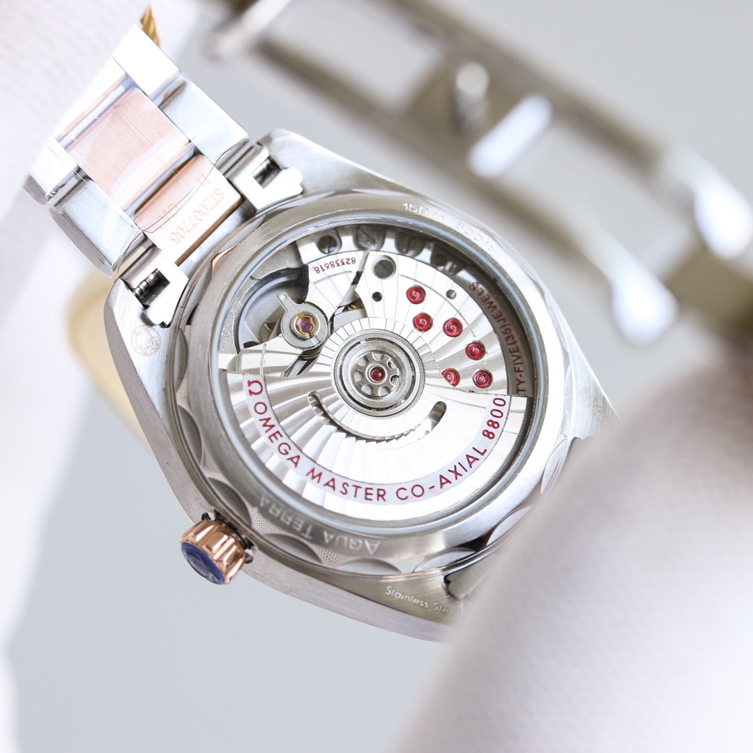 SEAMASTER CO-AXIAL 34MM ROSE GOLD STEEL