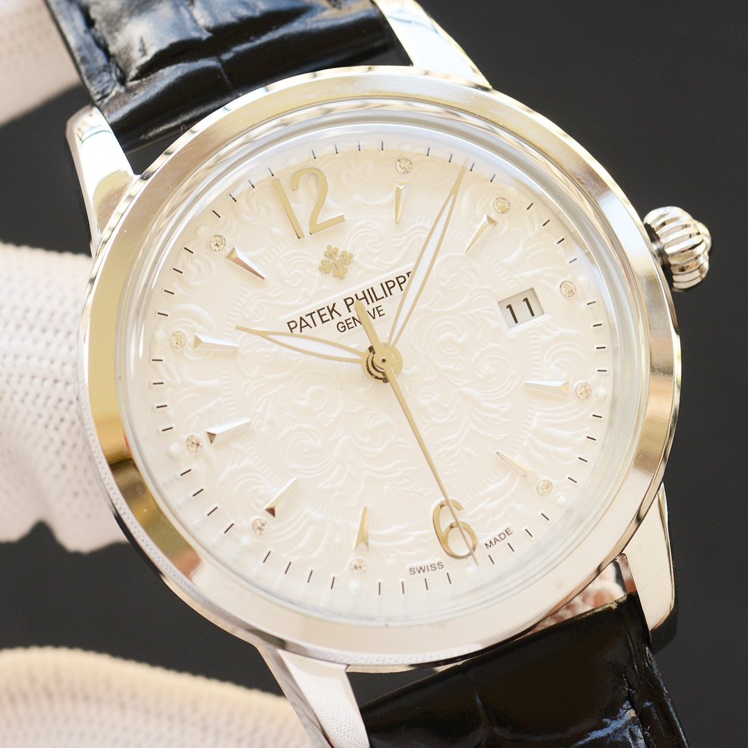 PATEK CALATRAVA 40MM ENGRAVED DIAL