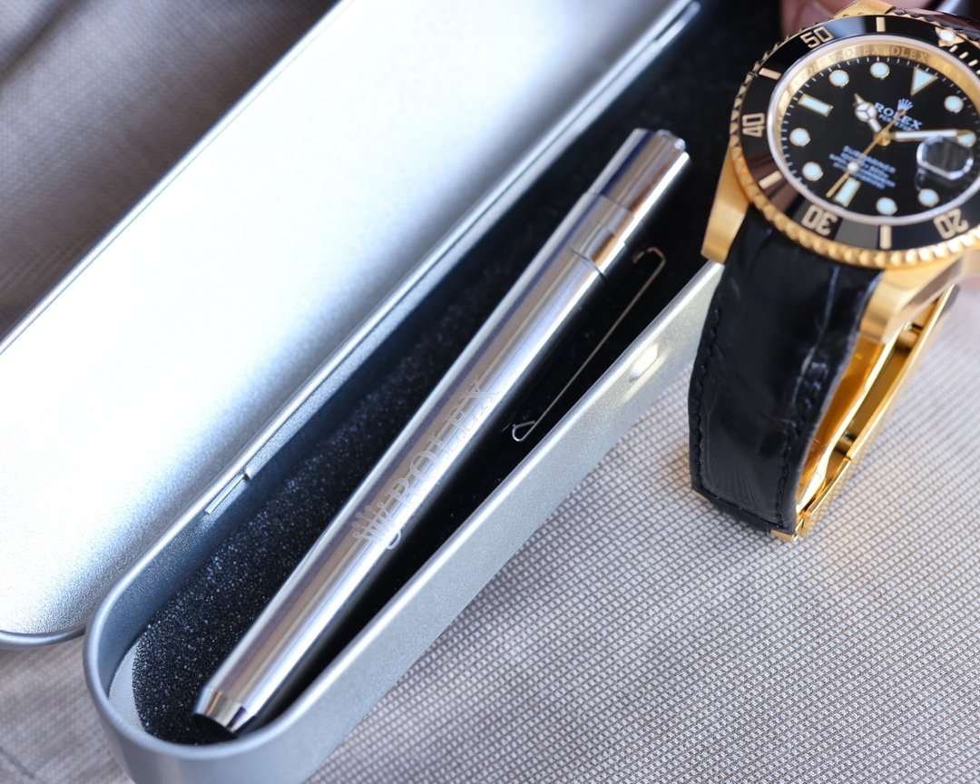 SUBMARINER DATE 40 STEEL CASE GOLD BLACK CERAMIC LEATHER