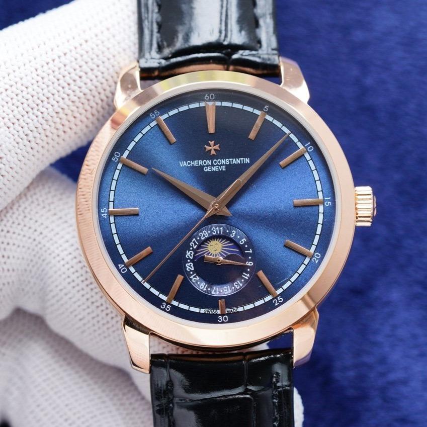 PATEK CALATRAVA 40MM ROSE GOLD CASE MOONPHASE