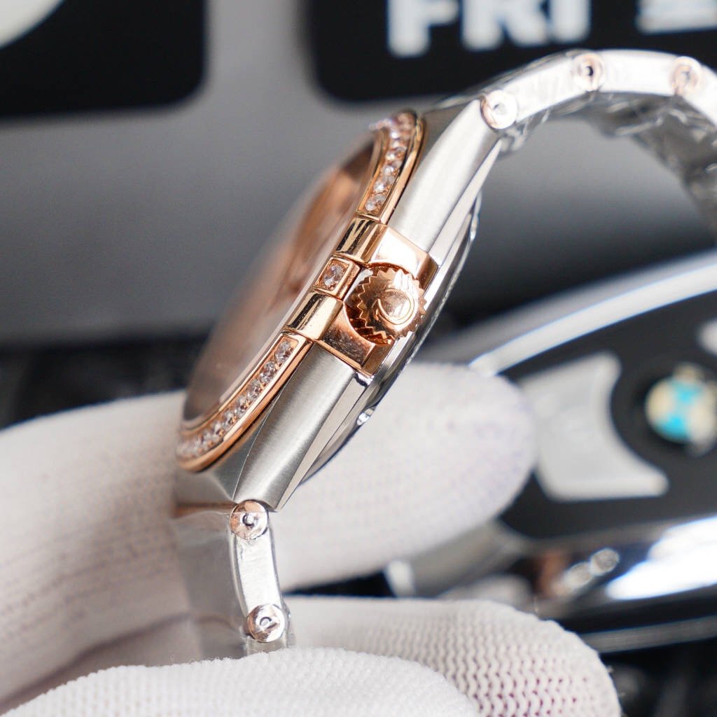 CONSTELLATION 38MM ROSE GOLD STEEL