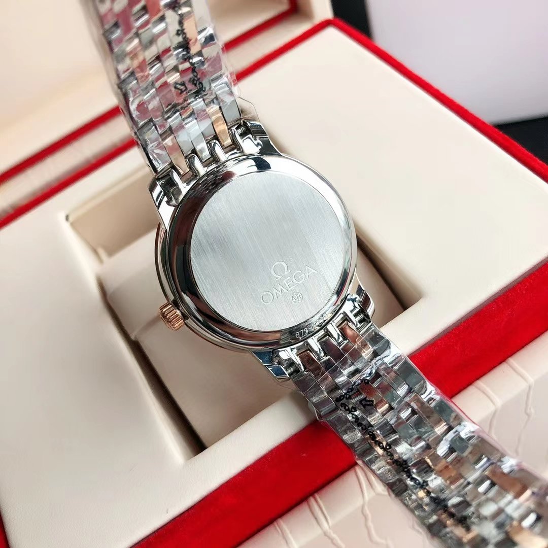 DE VILLE PRESTIGE 39.5 GOLD STEEL MOP DIAL