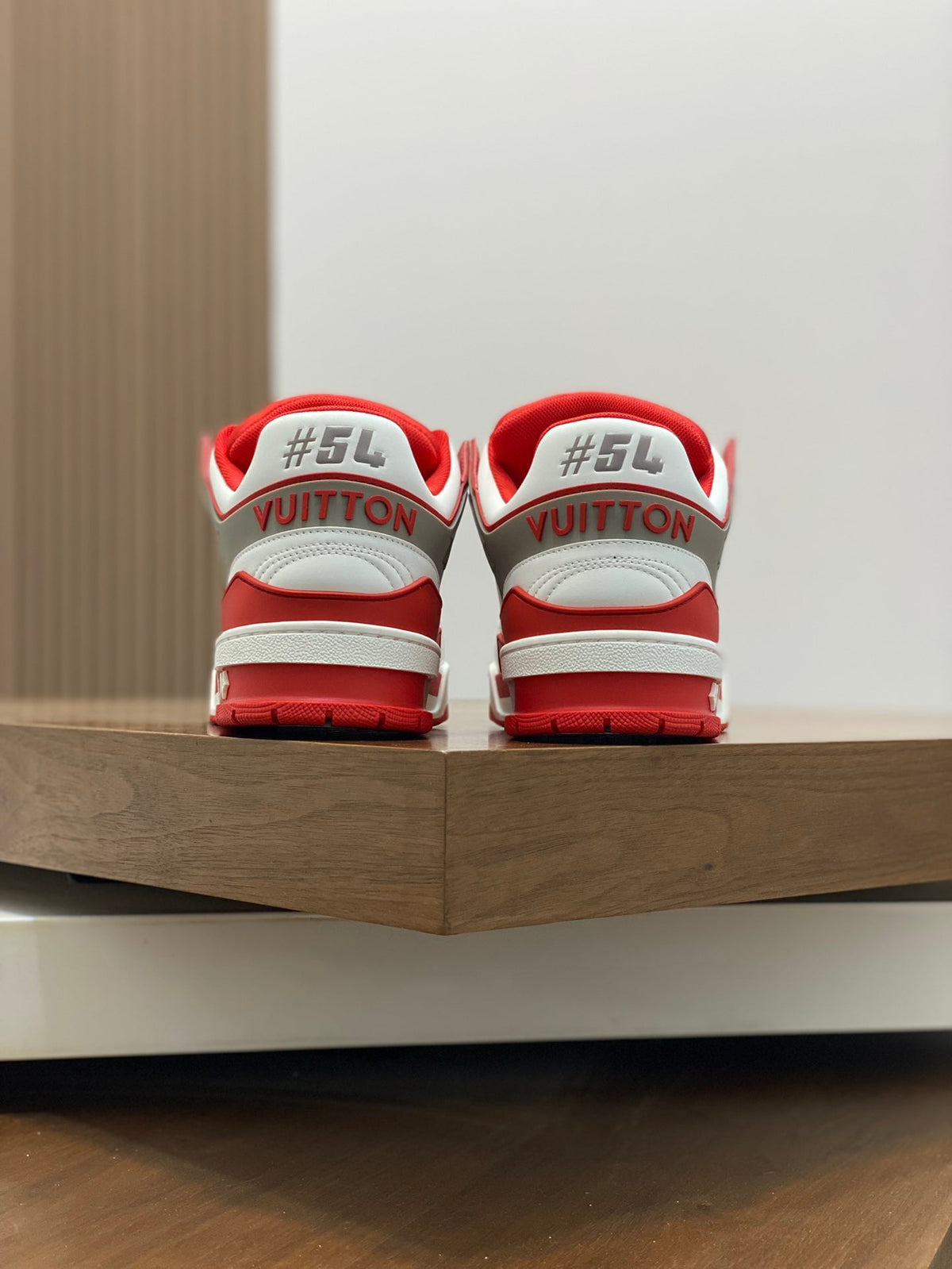 LV TRAINER  RED WHITE SNEAKER
