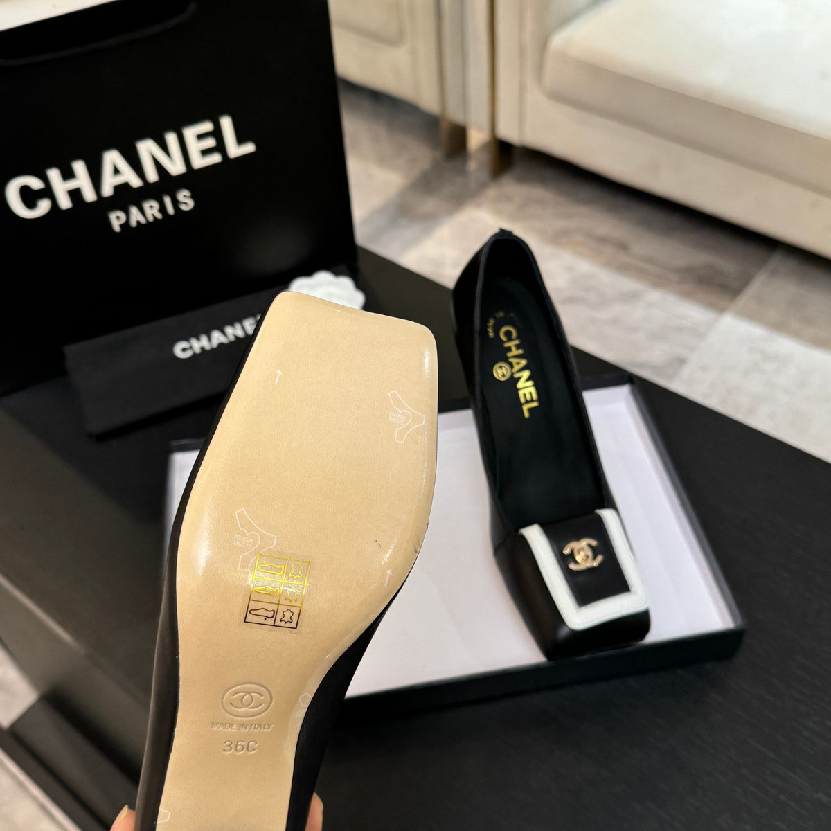 Chanel 2026 Pump Black Lambskin 653536