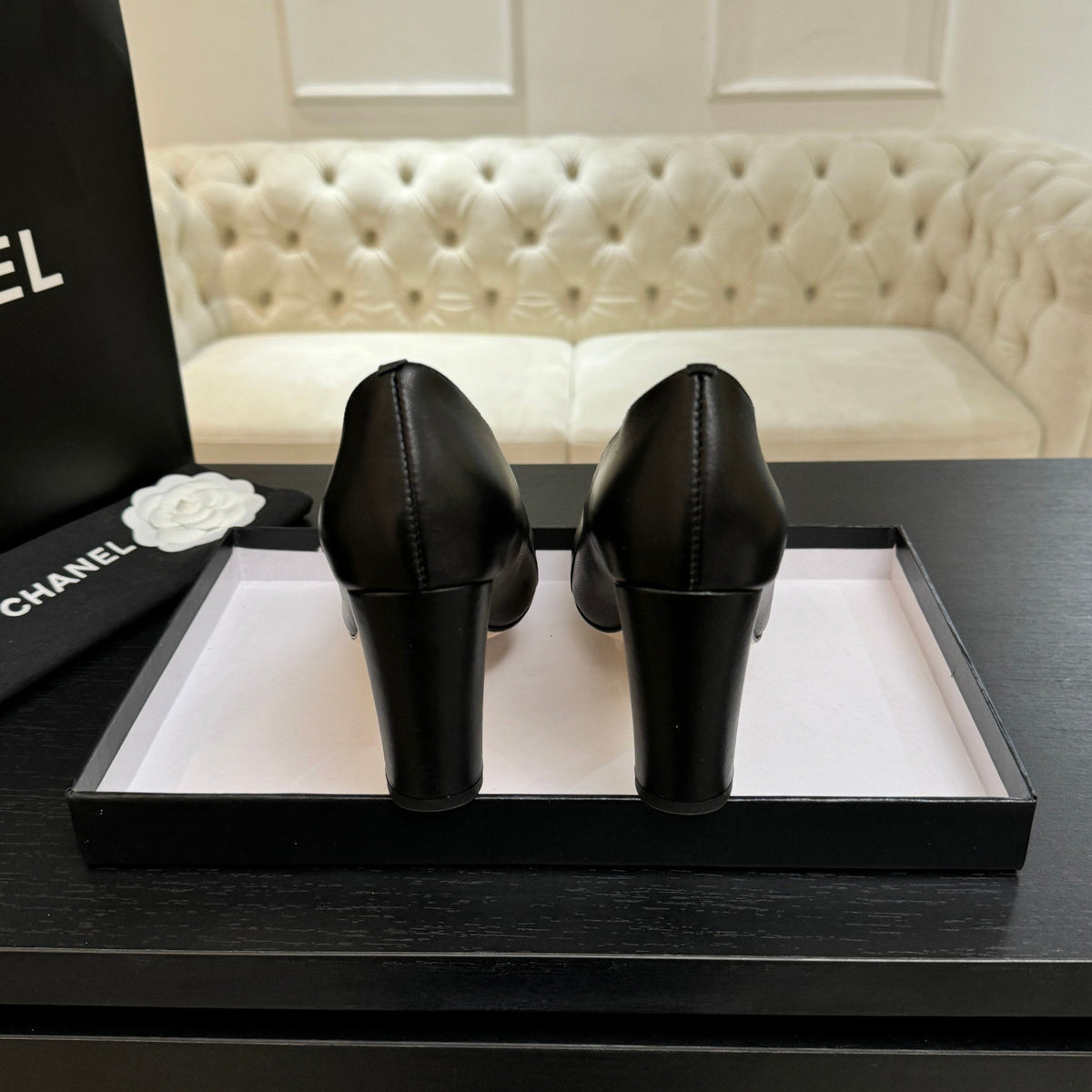 Chanel 2026 Pump Black Lambskin 653536