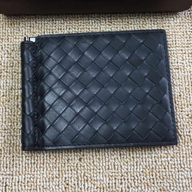 BV Wallet 11cm Black Cowhide 532228