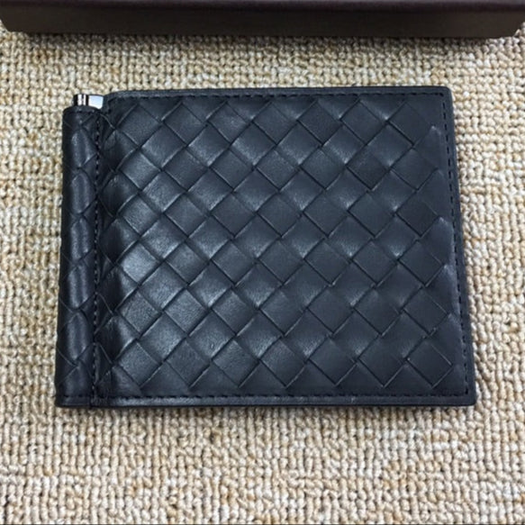 BV Wallet 11cm Black Cowhide 532229