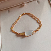 BVL ICE CREAM BAR PINK GOLD BRACELET