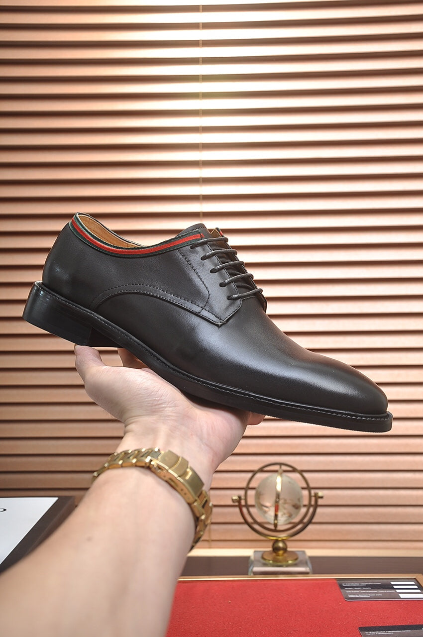 GG Men's Dress Shoe Black Cowhide 140494