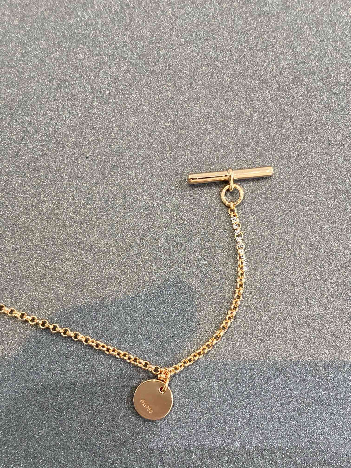 H Classic Gold Coin Bracelet