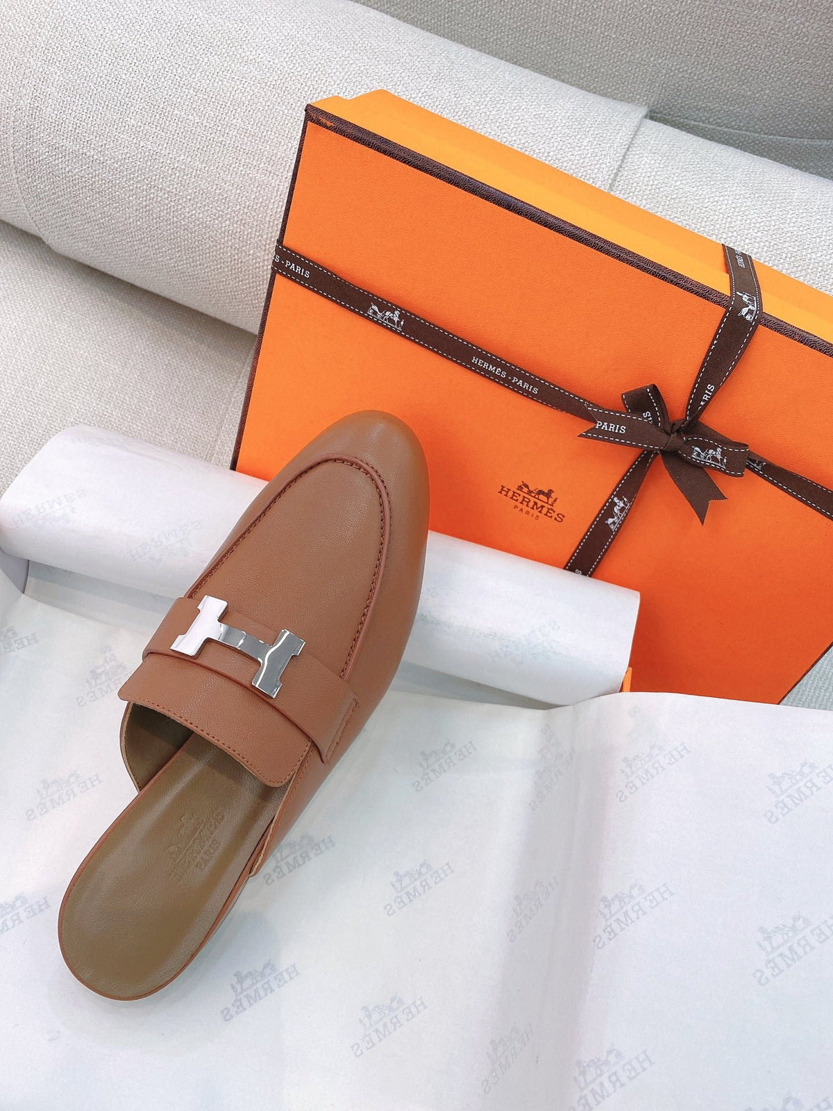 HM Mule Cider Orange Cowhide 348037
