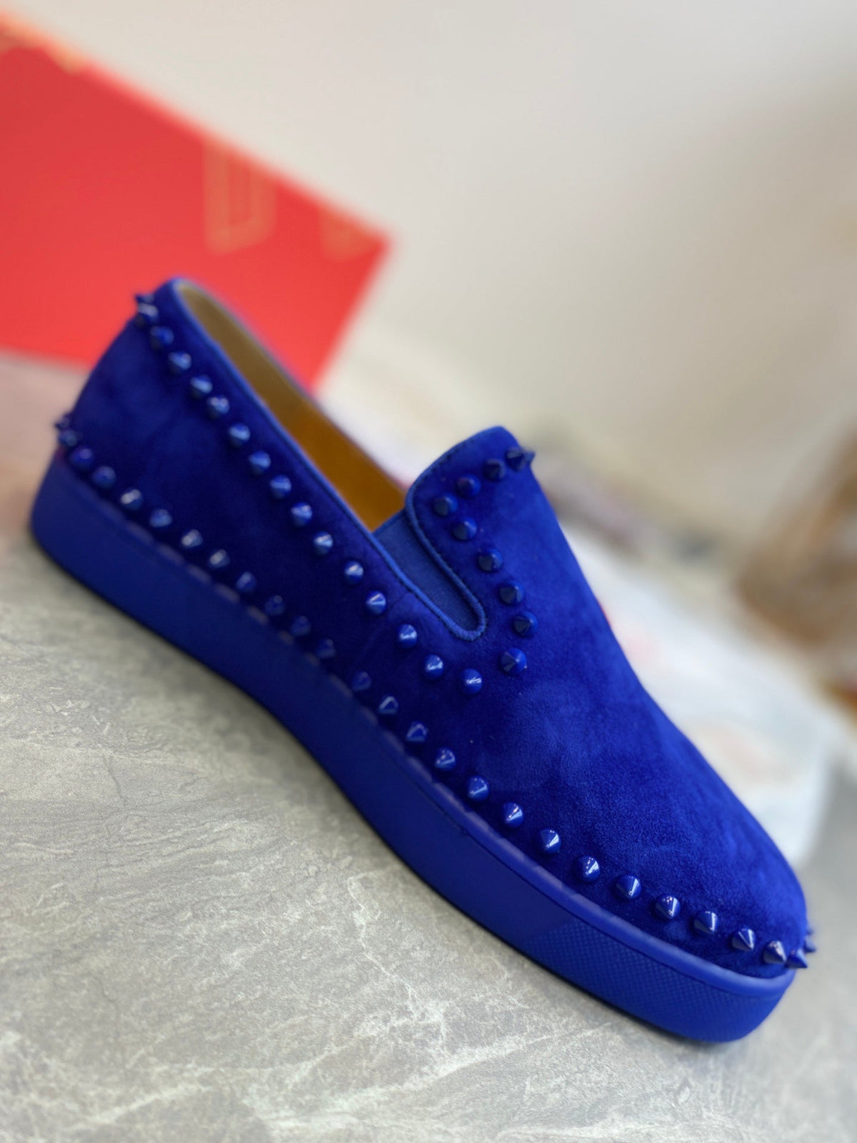 CL Loafers Suede and Spikes 242390