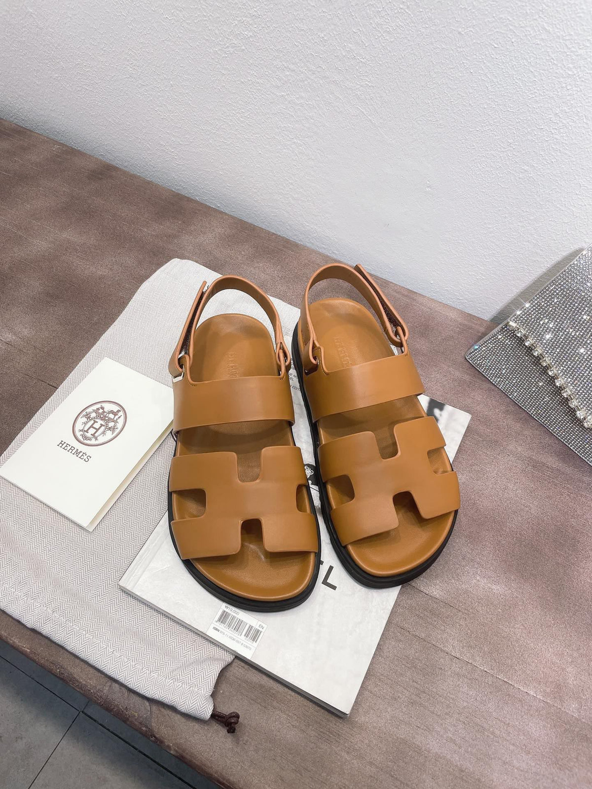 HM GENIUS SANDAL COPPER CALFSKIN