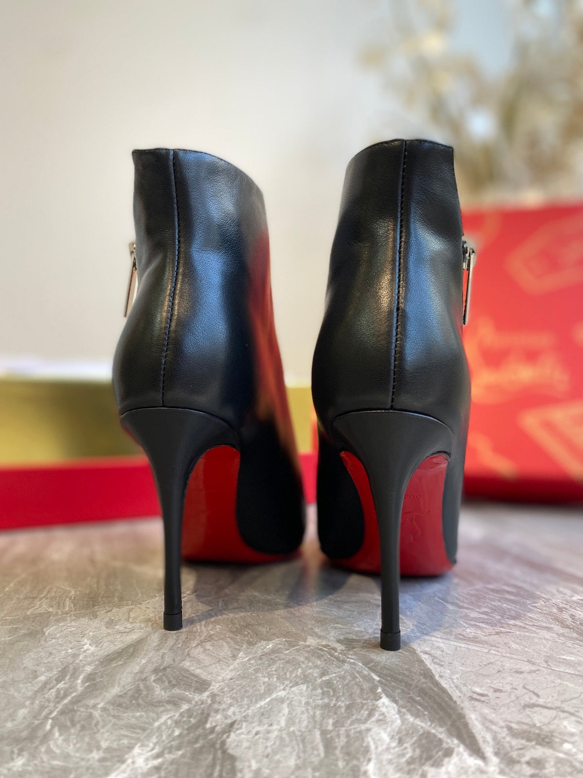 CL Birgikate Ankle Boots 85mm Calfskin Black