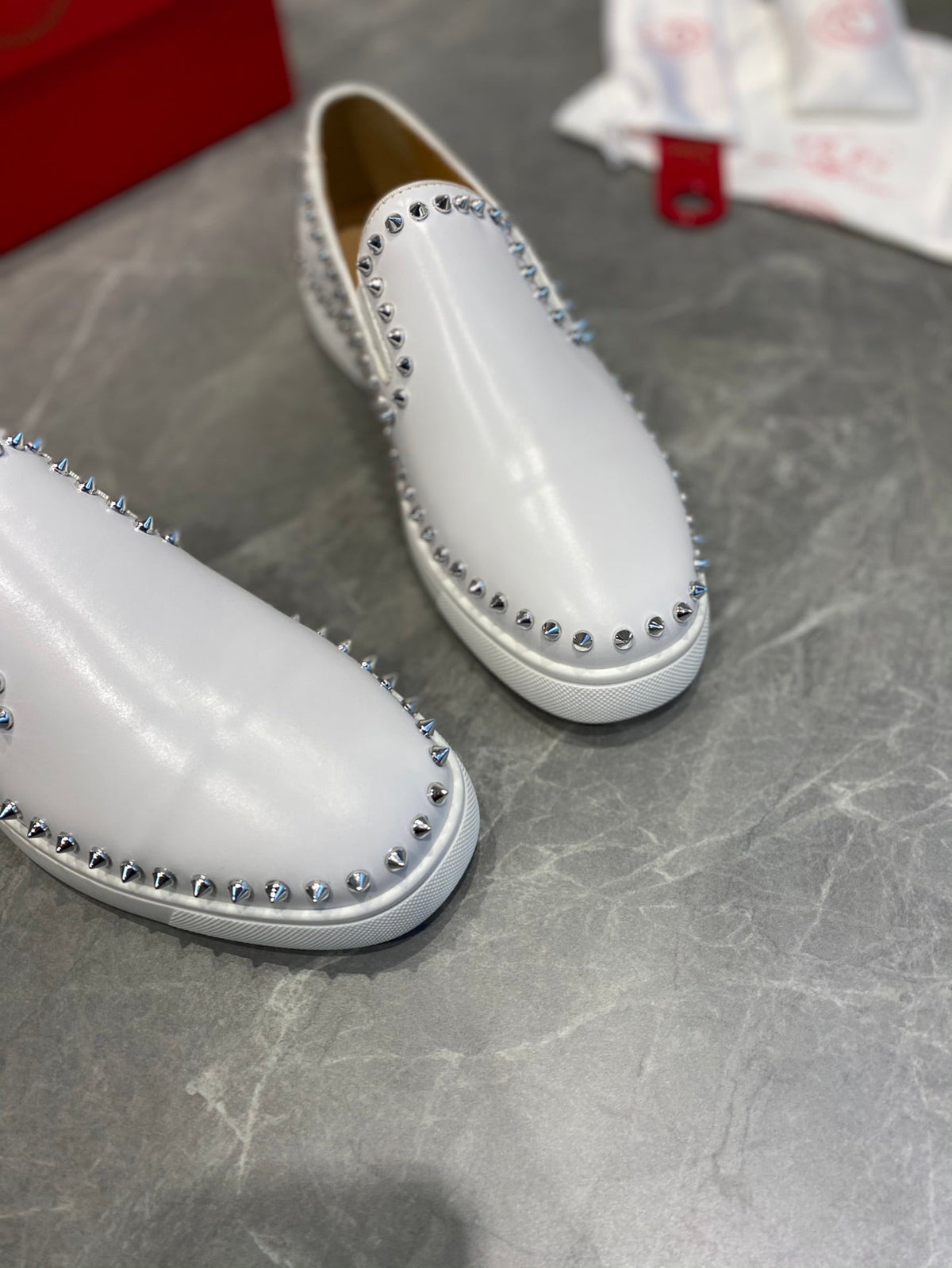 CL Loafers Cowhide and Spikes 242392