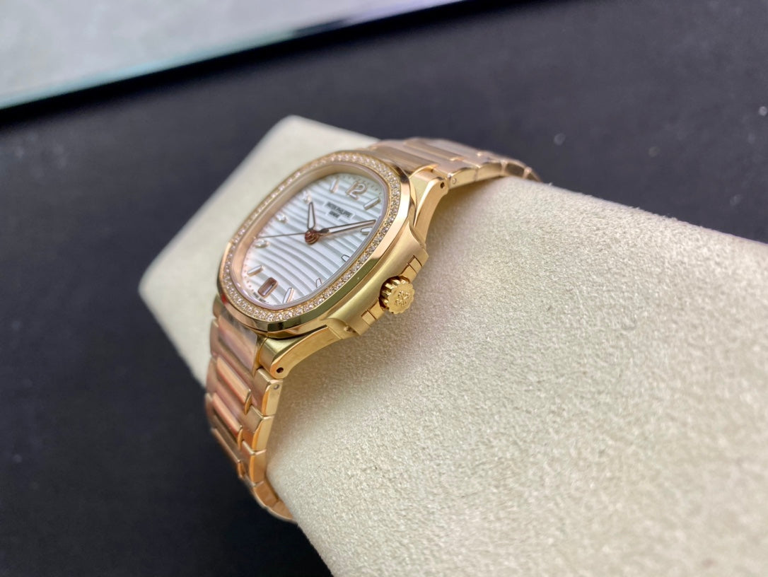 PATEK Nautilus 35mm Gold White Dial