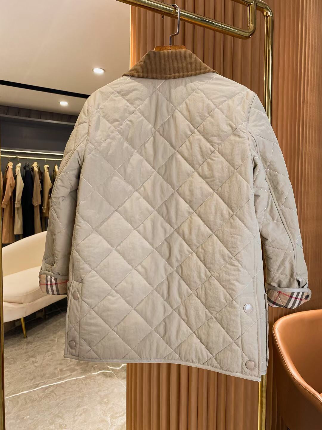 Bur 25 Jacket Beige Cotton And Polyester 282739
