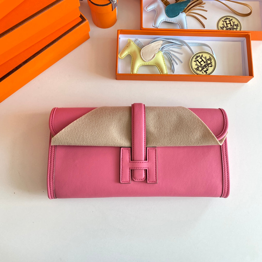 HM Jige 29 Salmon Pink Swift Calfskin 229029