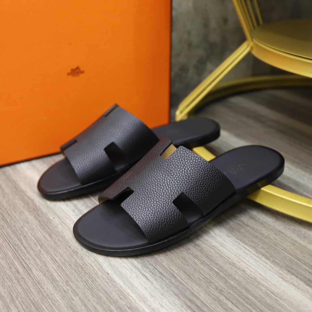 HM IZMIR SANDAL BLACK LAMBSKIN