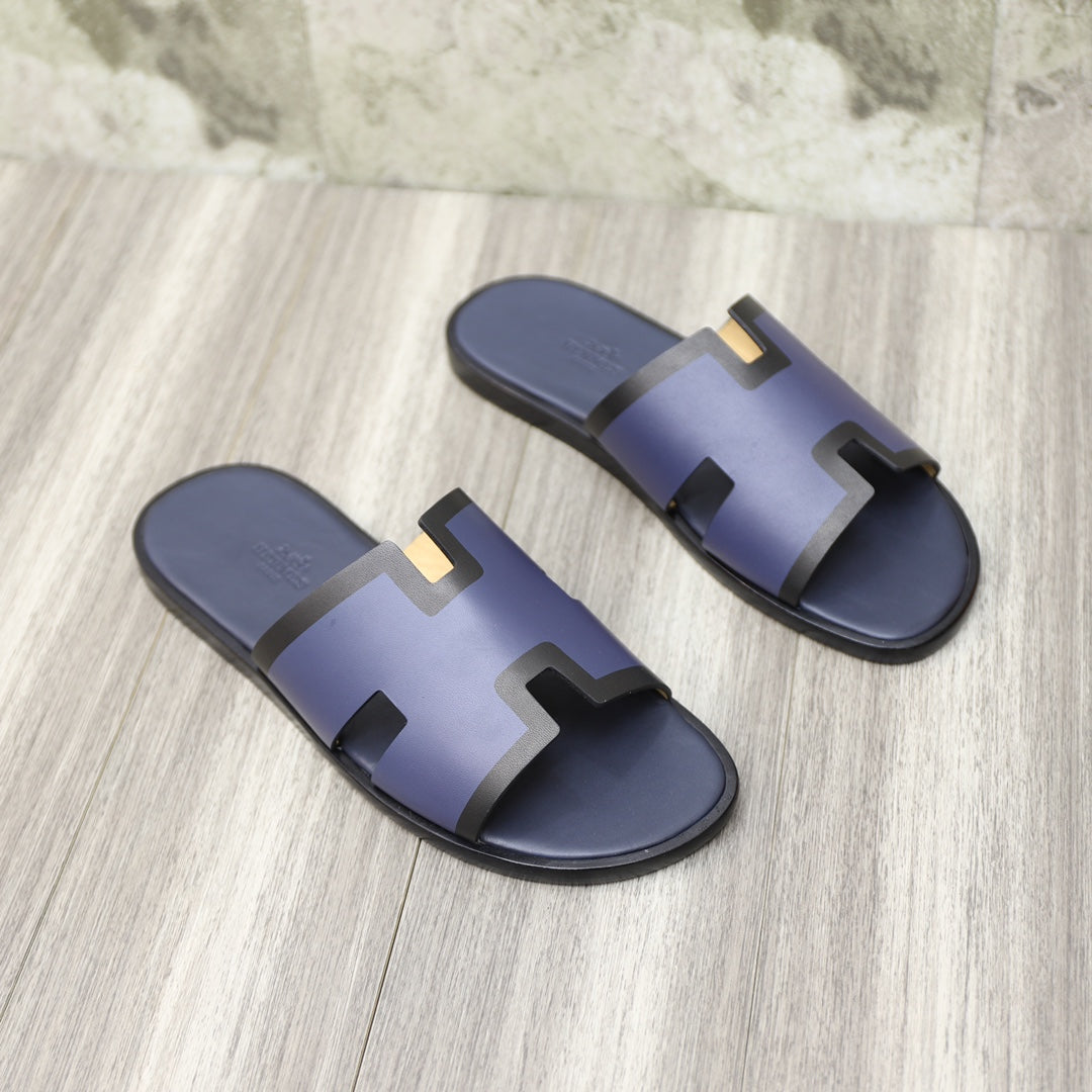 HM IZMIR SANDAL PATRICIK 'S BLUE CALFSKIN