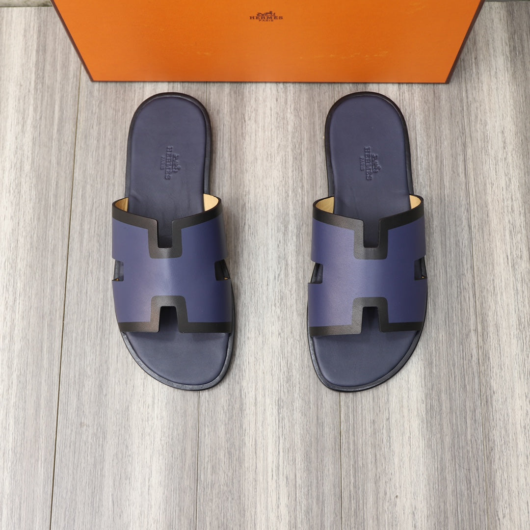HM IZMIR SANDAL PATRICIK 'S BLUE CALFSKIN