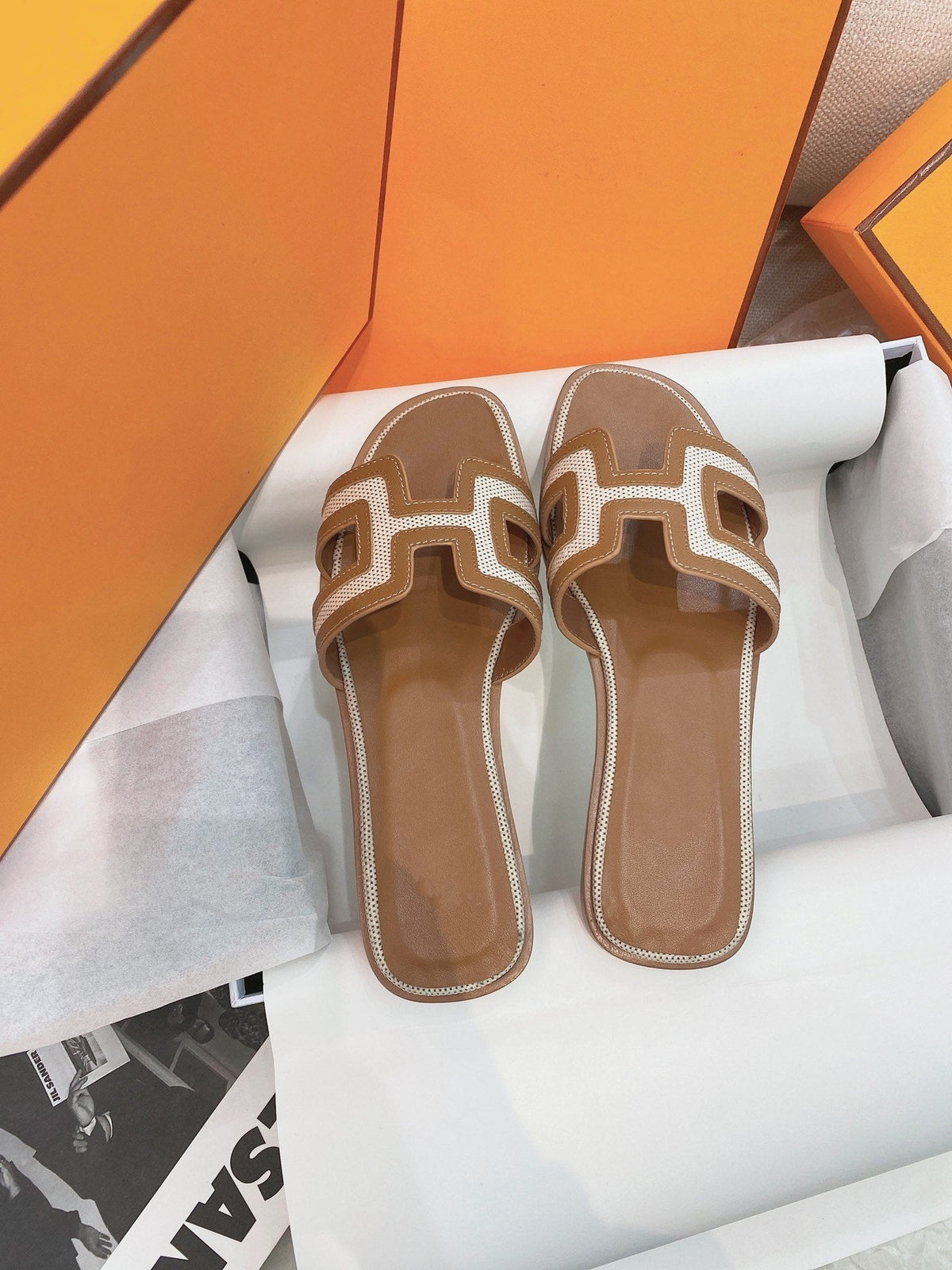 Oran Sandal Brown Leather