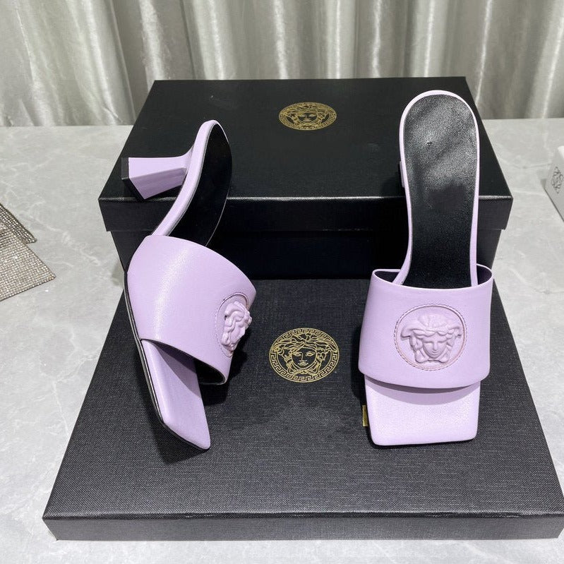 HIGH HEEL 70 MEDUSA LILAC SANDAL