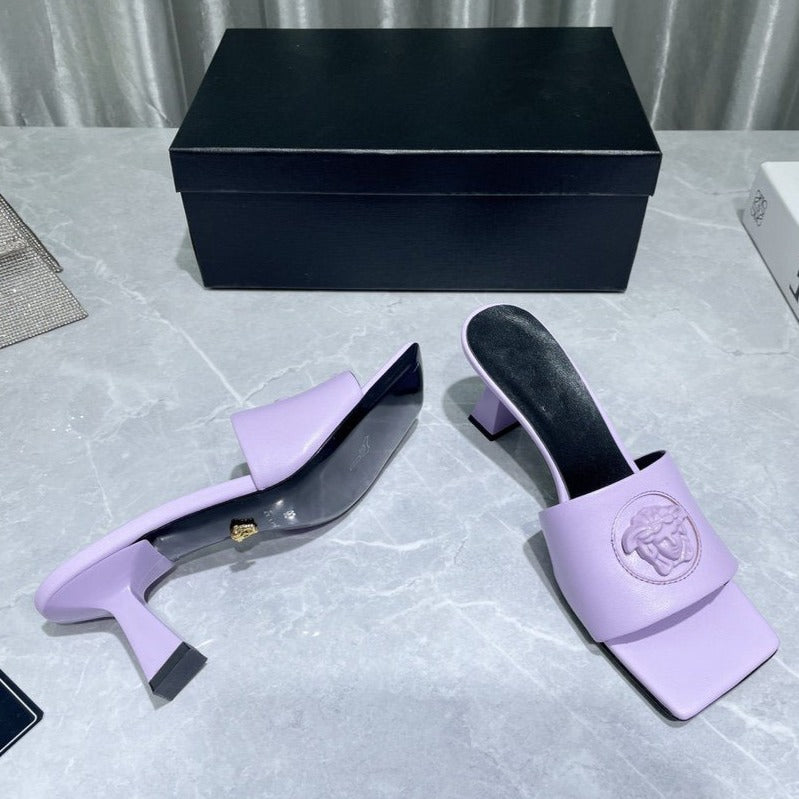 HIGH HEEL 70 MEDUSA LILAC SANDAL
