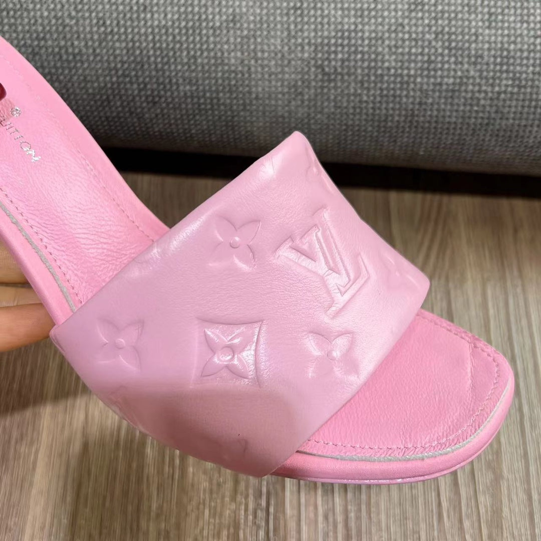 LV Neo Revival Mule 85mm Pink Cowhide