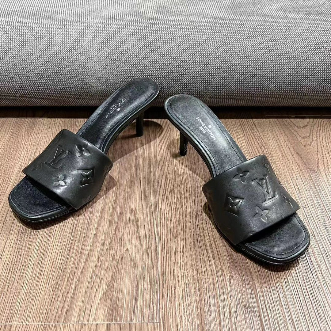 LV Neo Revival Mule 65mm Black Cowhide