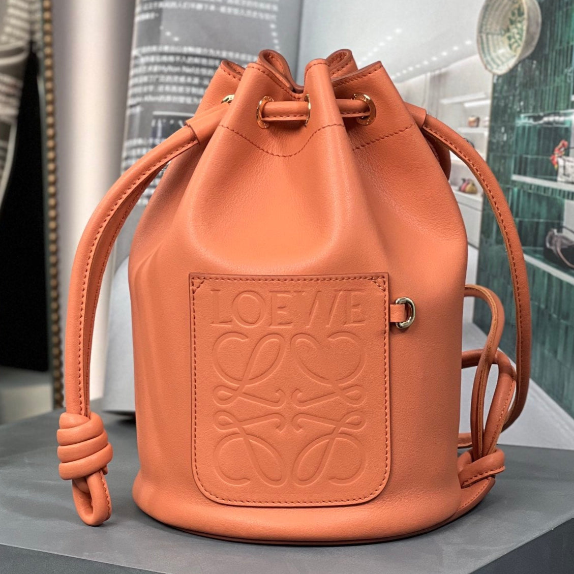 Loewe Sailor Bag Burnt Orange Calfskin 266021